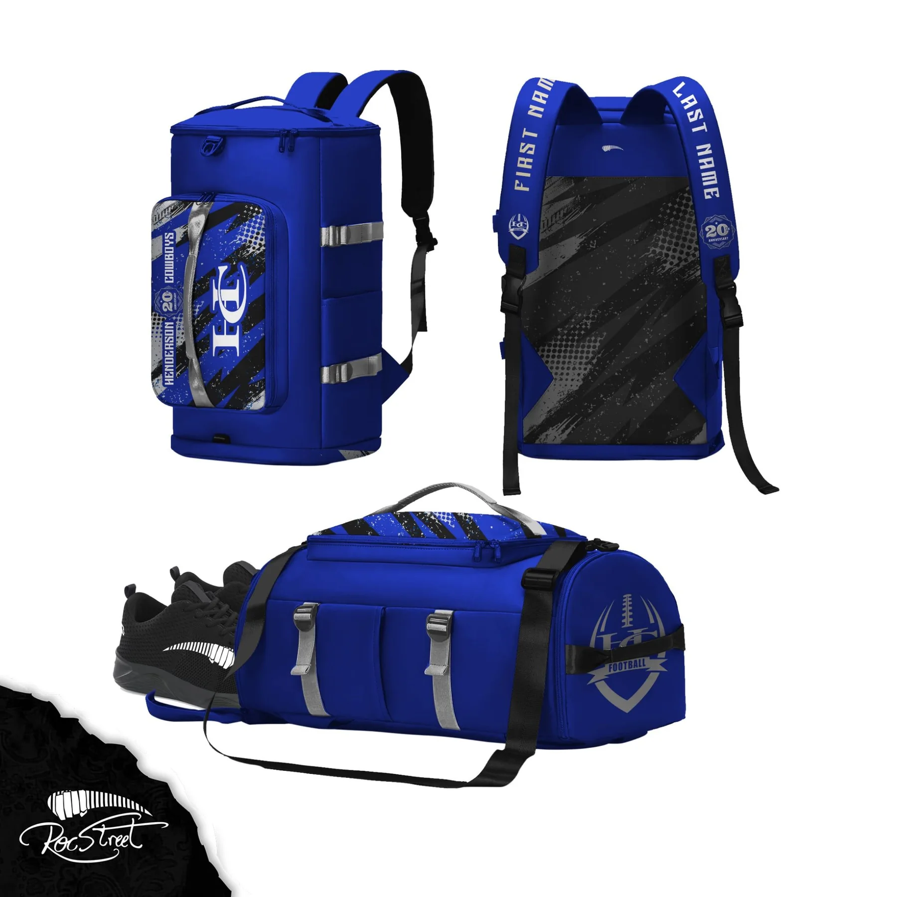 Blue Roc Street bag and team accessory study