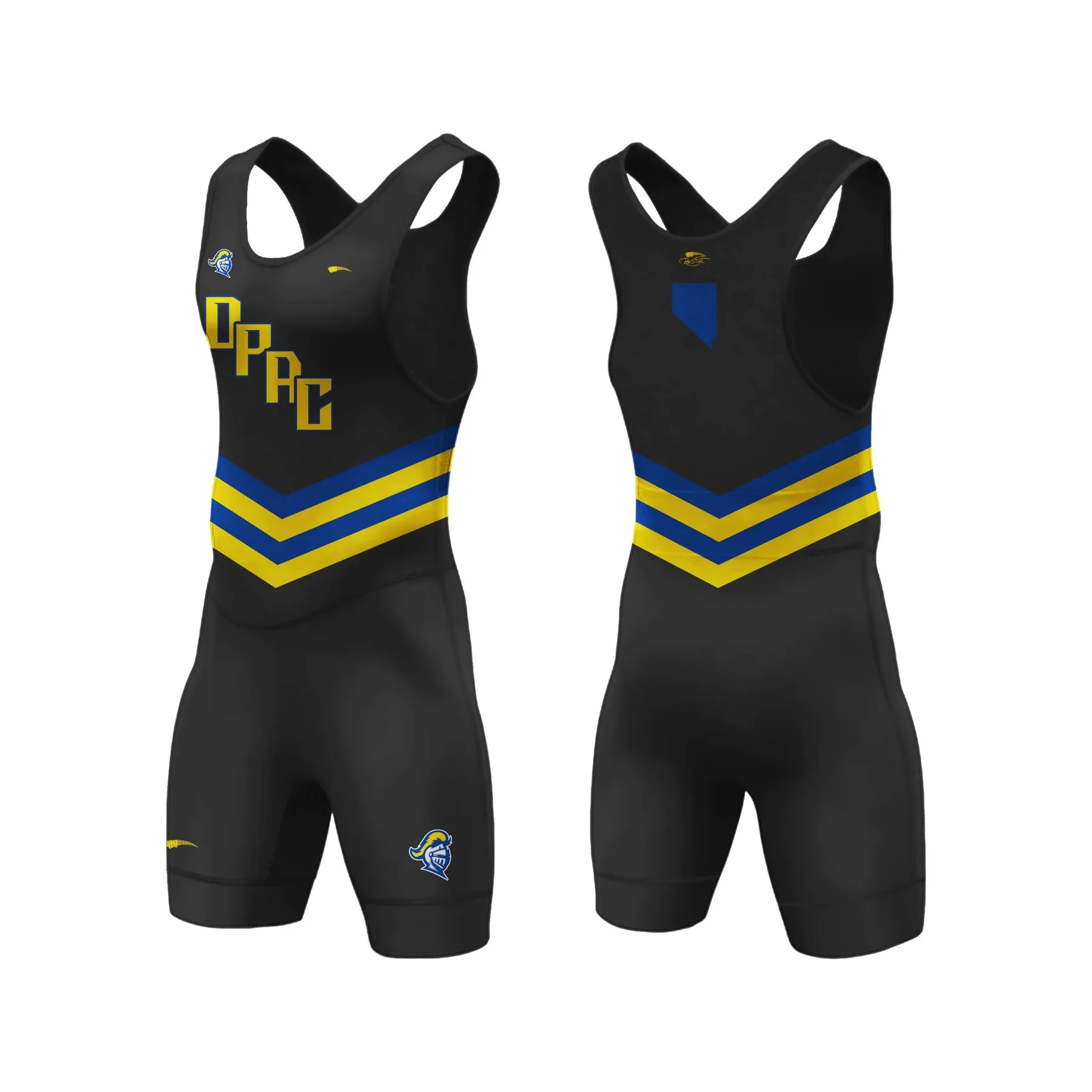 Black and blue Roc Street performance apparel study