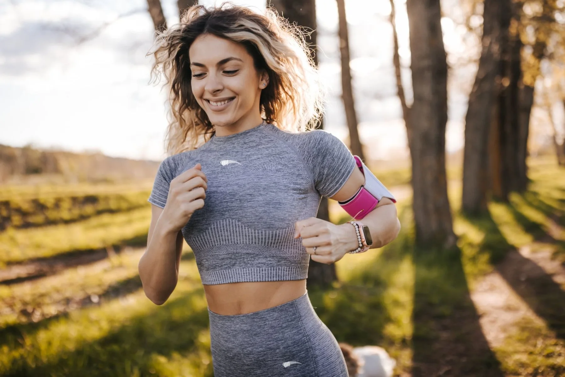 Athlete wearing Roc Street activewear outdoors